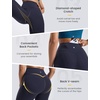 image:imagebaleaf High Waisted Leggings for Women Tummy Control Yoga Workout Pants  25 Workout Leggings with Back Waist Pocket Ultra Soft Medium SupportNavy Blue