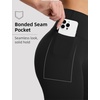 image:imagebaleaf Leggings with Pockets for Women No Front Seam High Waisted Yoga Pants Soft Lightweight Workout Leggings 25Black