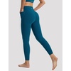 image:imagebaleaf Leggings with Pockets for Women No Front Seam High Waisted Yoga Pants Soft Lightweight Workout Leggings 25Blue