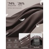image:imagebaleaf Leggings with Pockets for Women No Front Seam High Waisted Yoga Pants Soft Lightweight Workout Leggings 25Dark Brown