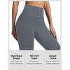 image:imagebaleaf Leggings with Pockets for Women No Front Seam High Waisted Yoga Pants Soft Lightweight Workout Leggings 25Dark Gray