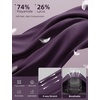 image:imagebaleaf Leggings with Pockets for Women No Front Seam High Waisted Yoga Pants Soft Lightweight Workout Leggings 25Dark Purple