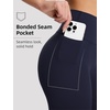 image:imagebaleaf Leggings with Pockets for Women No Front Seam High Waisted Yoga Pants Soft Lightweight Workout Leggings 25Navy Blue