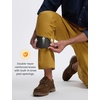 image:imagebaleaf Mens Carpenter Work Pants Ripstop Cargo Pants Stretch Workwear  Lightweight Utility Stretch Workwear with Pockets Tactical HikingBuckthorn Brown