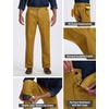 image:imagebaleaf Mens Carpenter Work Pants Ripstop Cargo Pants Stretch Workwear  Lightweight Utility Stretch Workwear with Pockets Tactical HikingBuckthorn Brown