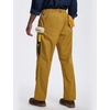 image:imagebaleaf Mens Carpenter Work Pants Ripstop Cargo Pants Stretch Workwear  Lightweight Utility Stretch Workwear with Pockets Tactical HikingBuckthorn Brown