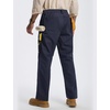 image:imagebaleaf Mens Carpenter Work Pants Ripstop Cargo Pants Stretch Workwear  Lightweight Utility Stretch Workwear with Pockets Tactical HikingNavy Blue