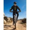 image:imagebaleaf Mens Cycling Rain Jackets Waterproof Windbreaker Raincoat Ligthweight Reflective Hooded Running Packable JacketBlack