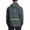 image:imagebaleaf Mens Cycling Rain Jackets Waterproof Windbreaker Raincoat Ligthweight Reflective Hooded Running Packable JacketDark Gray
