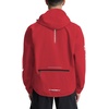 image:imagebaleaf Mens Cycling Rain Jackets Waterproof Windbreaker Raincoat Ligthweight Reflective Hooded Running Packable JacketRed