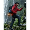 image:imagebaleaf Mens Cycling Rain Jackets Waterproof Windbreaker Raincoat Ligthweight Reflective Hooded Running Packable JacketRed