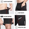 image:imagebaleaf Mens Padded Bike Shorts Cycling Road Biking Riding Bicycle Cycle Wear Pockets UPF 50 MTB Accessories TightsClassicred
