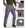 image:imagebaleaf Mens Tactical Pants with 10 Pockets Durable EDC Combat Pants  Breathable Ripstop WrinkleFree StraightLeg Pants for Military and Law Enforcement Hiking WellOrganized StorageDark Gray