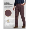 image:imagebaleaf Mens Tactical Pants with 10 Pockets Durable EDC Combat Pants  Breathable Ripstop WrinkleFree StraightLeg Pants for Military and Law Enforcement Hiking WellOrganized StorageDark Brown