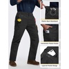 image:imagebaleaf Mens Tactical Pants with 10 Pockets Durable EDC Combat Pants  Breathable Ripstop WrinkleFree StraightLeg Pants for Military and Law Enforcement Hiking WellOrganized StorageBlack