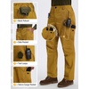 image:imagebaleaf Mens Tactical Pants with 10 Pockets Durable EDC Combat Pants  Breathable Ripstop WrinkleFree StraightLeg Pants for Military and Law Enforcement Hiking WellOrganized StorageBuckthorn Brown