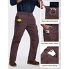 image:imagebaleaf Mens Tactical Pants with 10 Pockets Durable EDC Combat Pants  Breathable Ripstop WrinkleFree StraightLeg Pants for Military and Law Enforcement Hiking WellOrganized StorageDark Brown