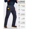 image:imagebaleaf Mens Tactical Pants with 10 Pockets Durable EDC Combat Pants  Breathable Ripstop WrinkleFree StraightLeg Pants for Military and Law Enforcement Hiking WellOrganized StorageNavy Blue