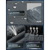 image:imagebaleaf Mens Waterproof Cycling Pants Bike Trousers BreathableDark Gray