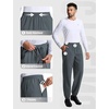 image:imagebaleaf Mens Waterproof Cycling Pants Bike Trousers BreathableDark Gray