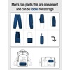 image:imagebaleaf Mens Waterproof Cycling Pants Bike Trousers BreathableNavy Blue