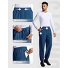 image:imagebaleaf Mens Waterproof Cycling Pants Bike Trousers BreathableNavy Blue