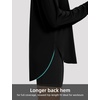 image:imagebaleaf Womens Long Sleeve Workout Tops Lightweight Shirts  Loose Fit Thumb Holes Crew Neck UPF 50 Yoga Athletic Running ExerciseBlack