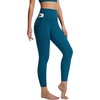 image:imagebaleaf Leggings with Pockets for Women No Front Seam High Waisted Yoga Pants Soft Lightweight Workout Leggings 25Blue