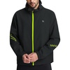 image:imagebaleaf Mens Cycling Rain Jackets Waterproof Windbreaker Raincoat Ligthweight Reflective Hooded Running Packable JacketBlack