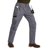 image:imagebaleaf Mens Tactical Pants with 10 Pockets Durable EDC Combat Pants  Breathable Ripstop WrinkleFree StraightLeg Pants for Military and Law Enforcement Hiking WellOrganized StorageDark Gray