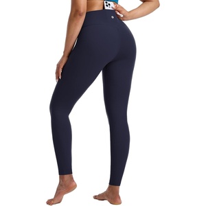 image:imagebaleaf High Waisted Leggings for Women Tummy Control Yoga Workout Pants  25 Workout Leggings with Back Waist Pocket Ultra Soft Medium SupportNavy Blue