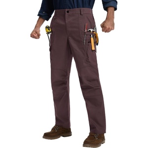 image:imagebaleaf Mens Tactical Pants with 10 Pockets Durable EDC Combat Pants  Breathable Ripstop WrinkleFree StraightLeg Pants for Military and Law Enforcement Hiking WellOrganized StorageDark Brown