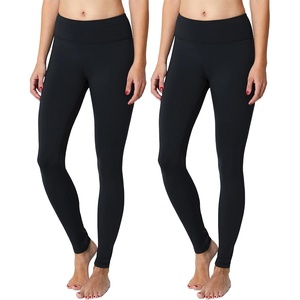 image:imagebaleaf Womens Fleece Lined Leggings High WaistedBlackblack
